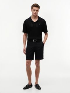 Dover Regular Straight Twill Chino Shorts — Black 2