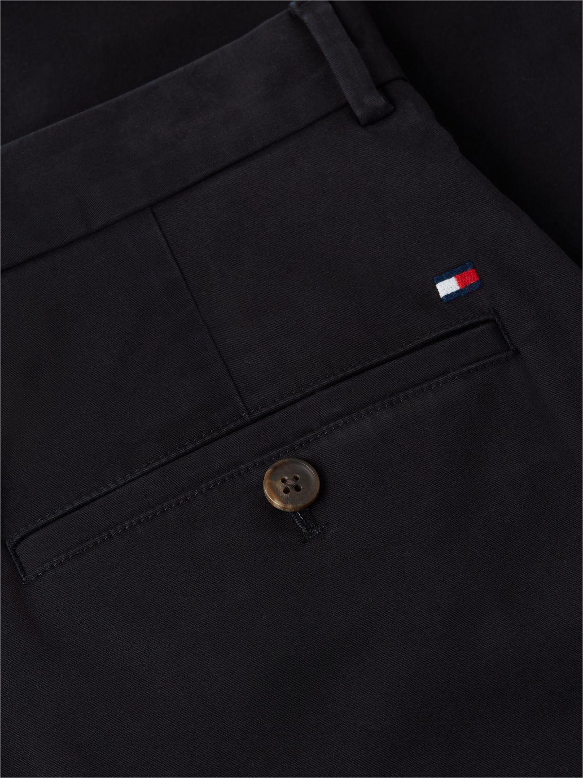 Dover Regular Straight Twill Chino Shorts — Black