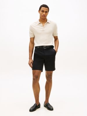 black dover twill chino 8 inseam shorts for men tommy hilfiger