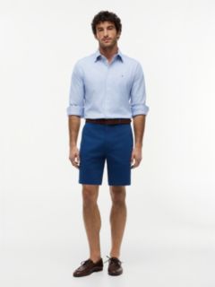 Dover Regular Straight Twill Chino Shorts — Blue 2