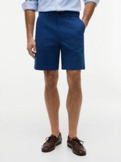Dover Regular Straight Twill Chino Shorts — Blue 1