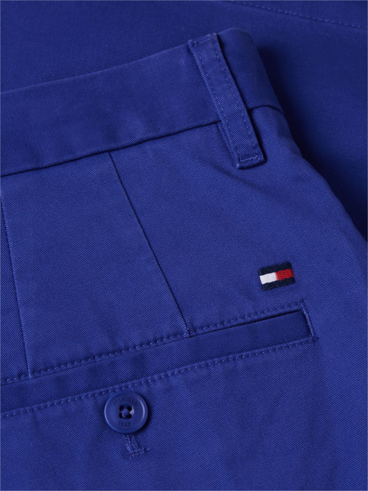 Dover Regular Straight Twill Chino Shorts — Blue
