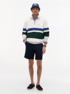 Dover Regular Straight Twill Chino Shorts — Blue 2