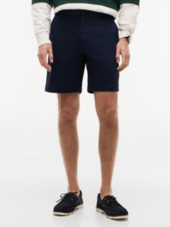 Dover Regular Straight Twill Chino Shorts — Blue 1
