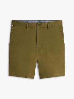 Dover Regular Straight Twill Chino Shorts — Green 5