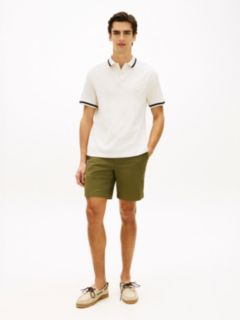 Dover Regular Straight Twill Chino Shorts — Green 1
