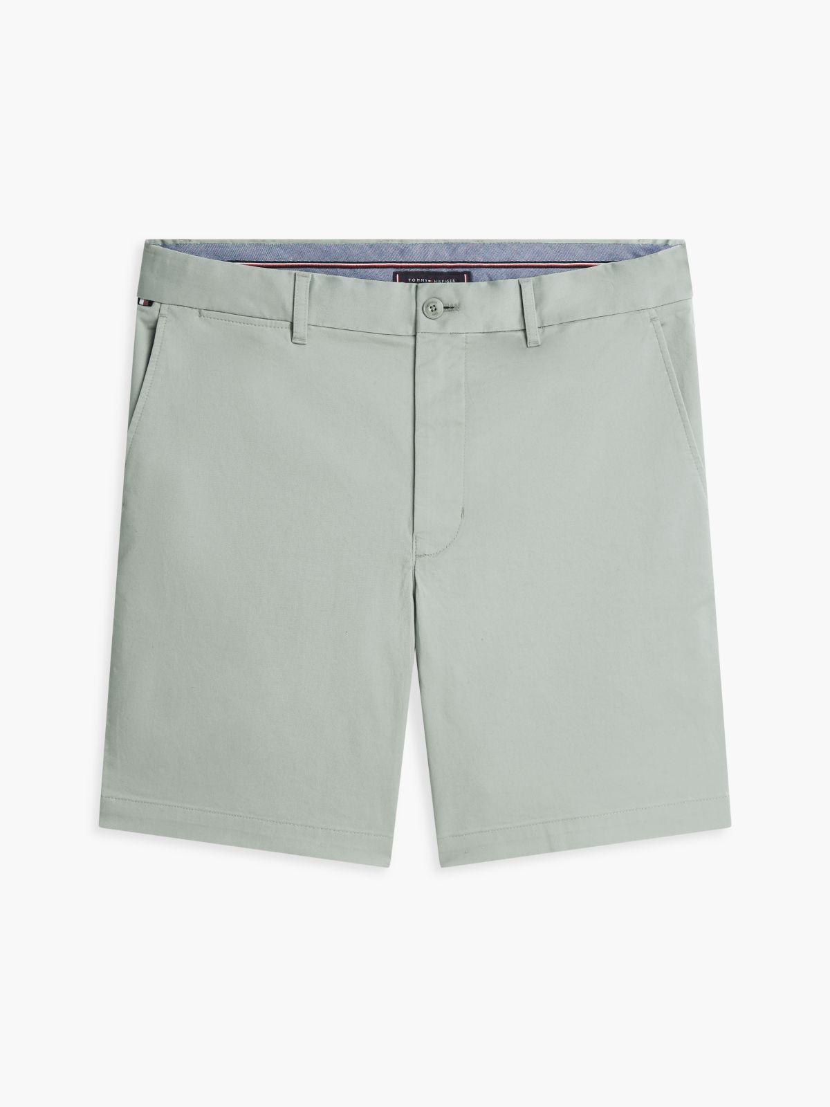 Dover Regular Straight Twill Chino Shorts — Grey