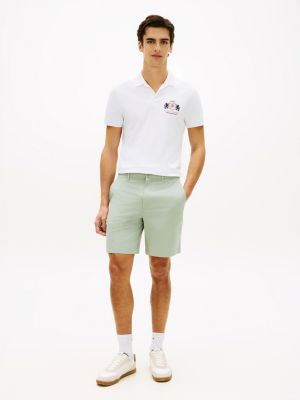 grey dover twill chino 8 inseam shorts for men tommy hilfiger