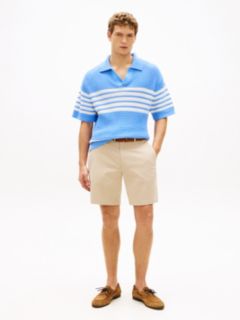 Dover Regular Straight Twill Chino Shorts — Khaki 1