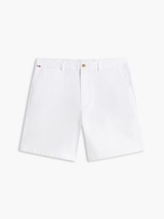 Dover Regular Straight Twill Chino Shorts — White 5