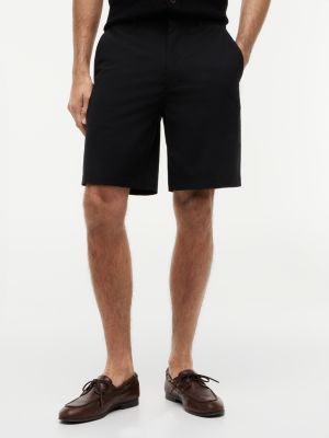 black dover flag embroidery 8 inseam chino shorts for men tommy hilfiger
