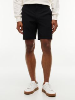 Dover Regular Straight Flag Embroidery Chino Shorts — Black 1