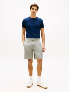 Dover Regular Straight Flag Embroidery Chino Shorts — Grey 1