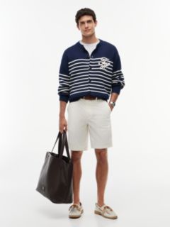 Dover Regular Straight Flag Embroidery Chino Shorts — Yellow 2