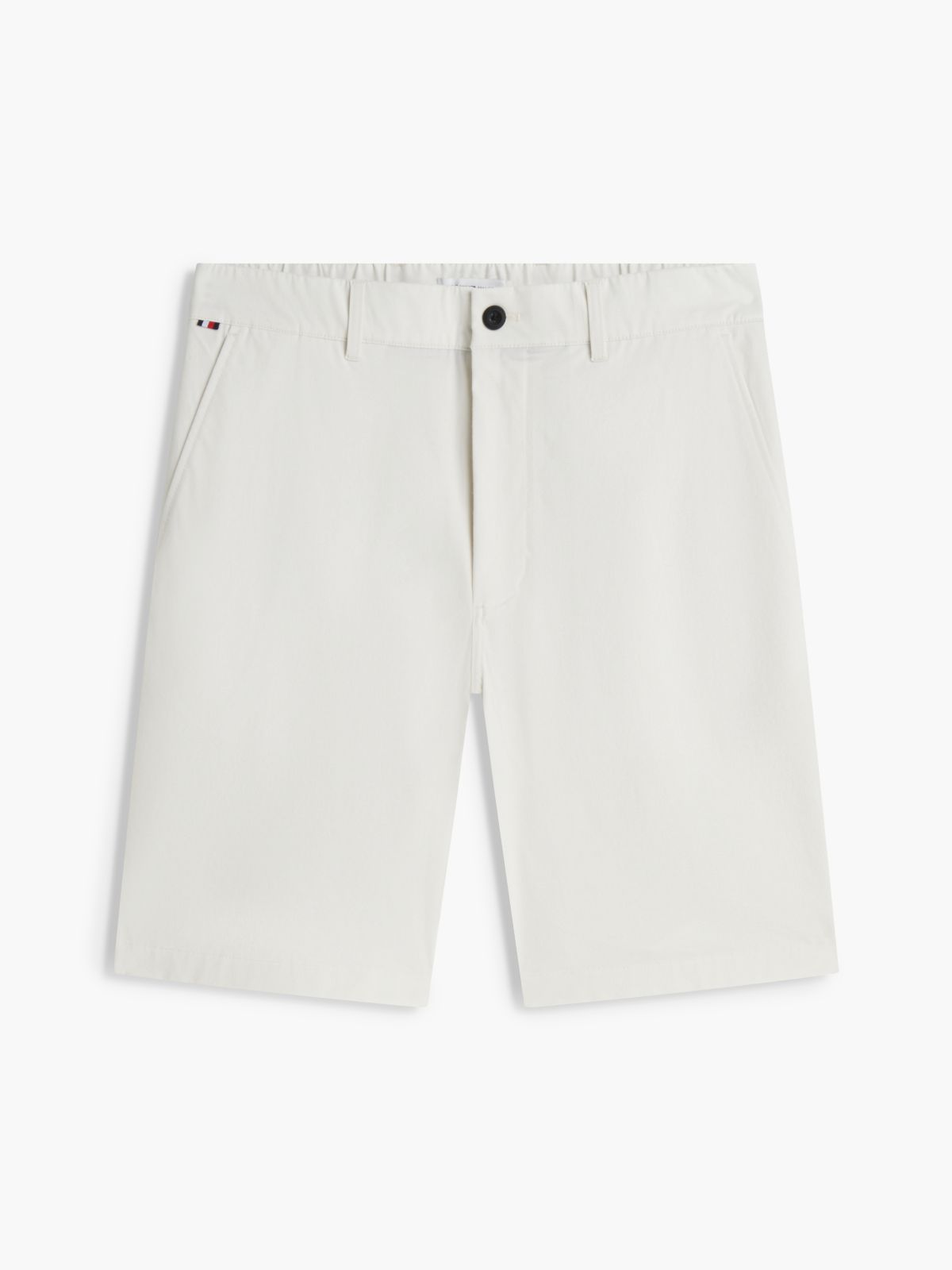 Dover Regular Straight Flag Embroidery Chino Shorts — Yellow