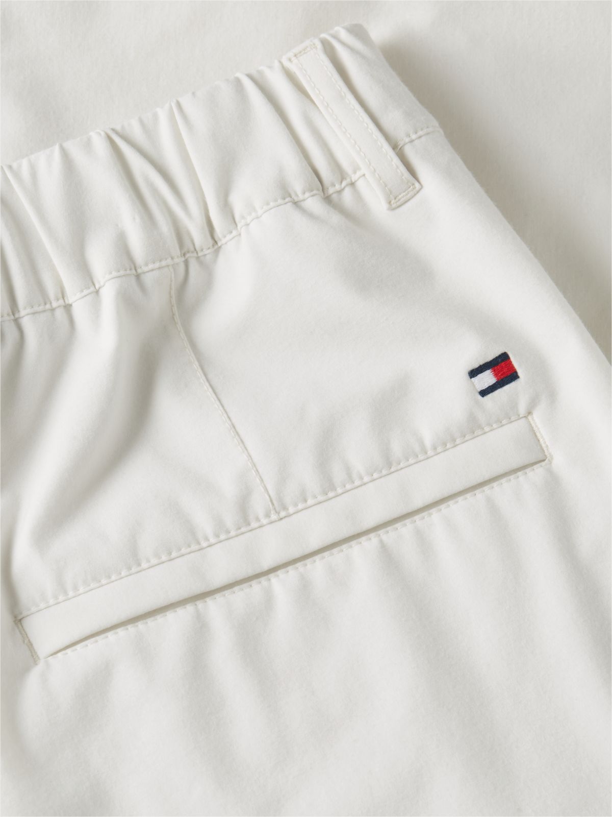 Dover Regular Straight Flag Embroidery Chino Shorts — Yellow