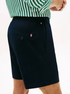 Dover Regular Straight Paper Touch Poplin Shorts — Blue 3