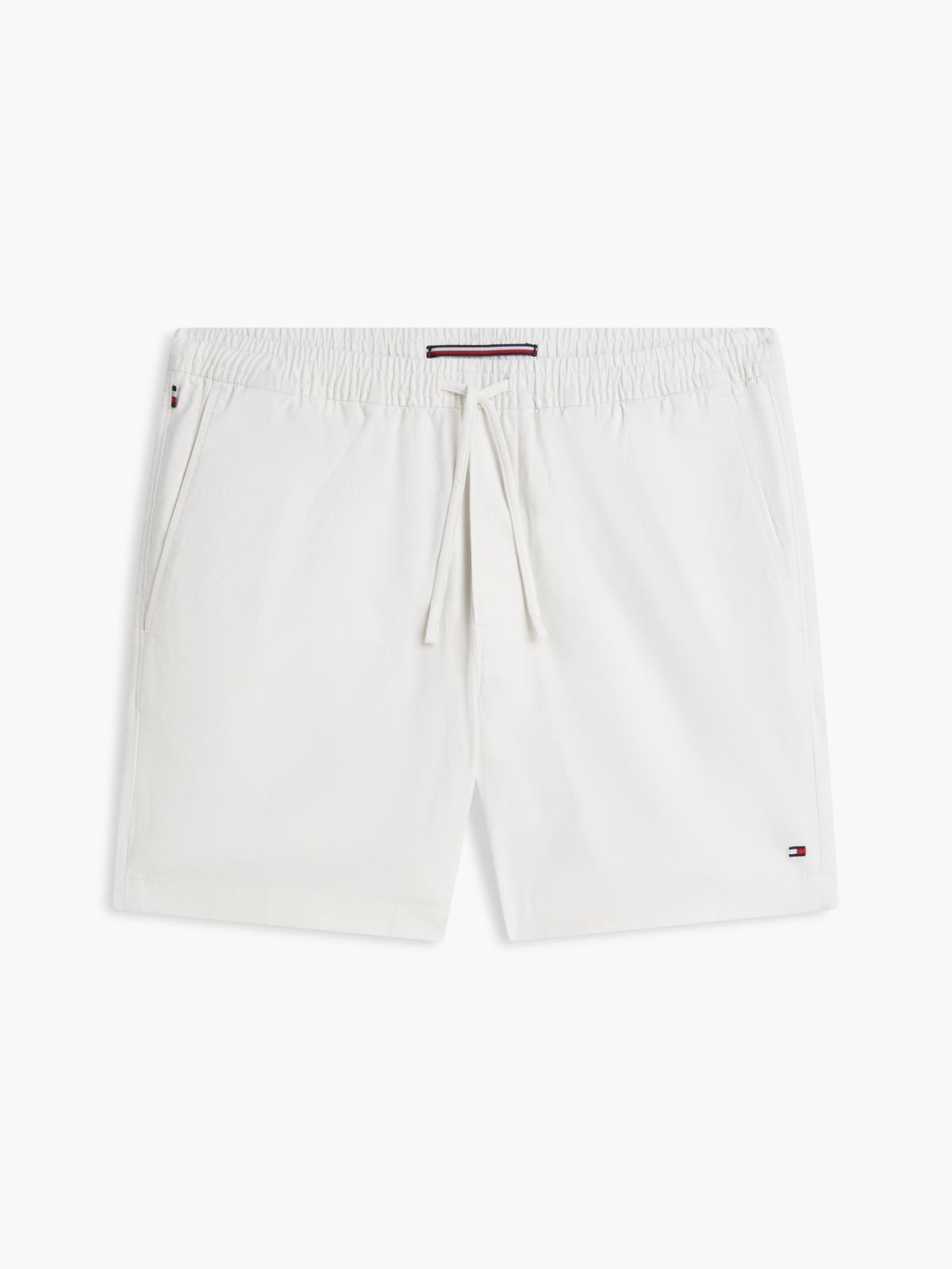 Dover Regular Straight Paper Touch Poplin Shorts — Yellow