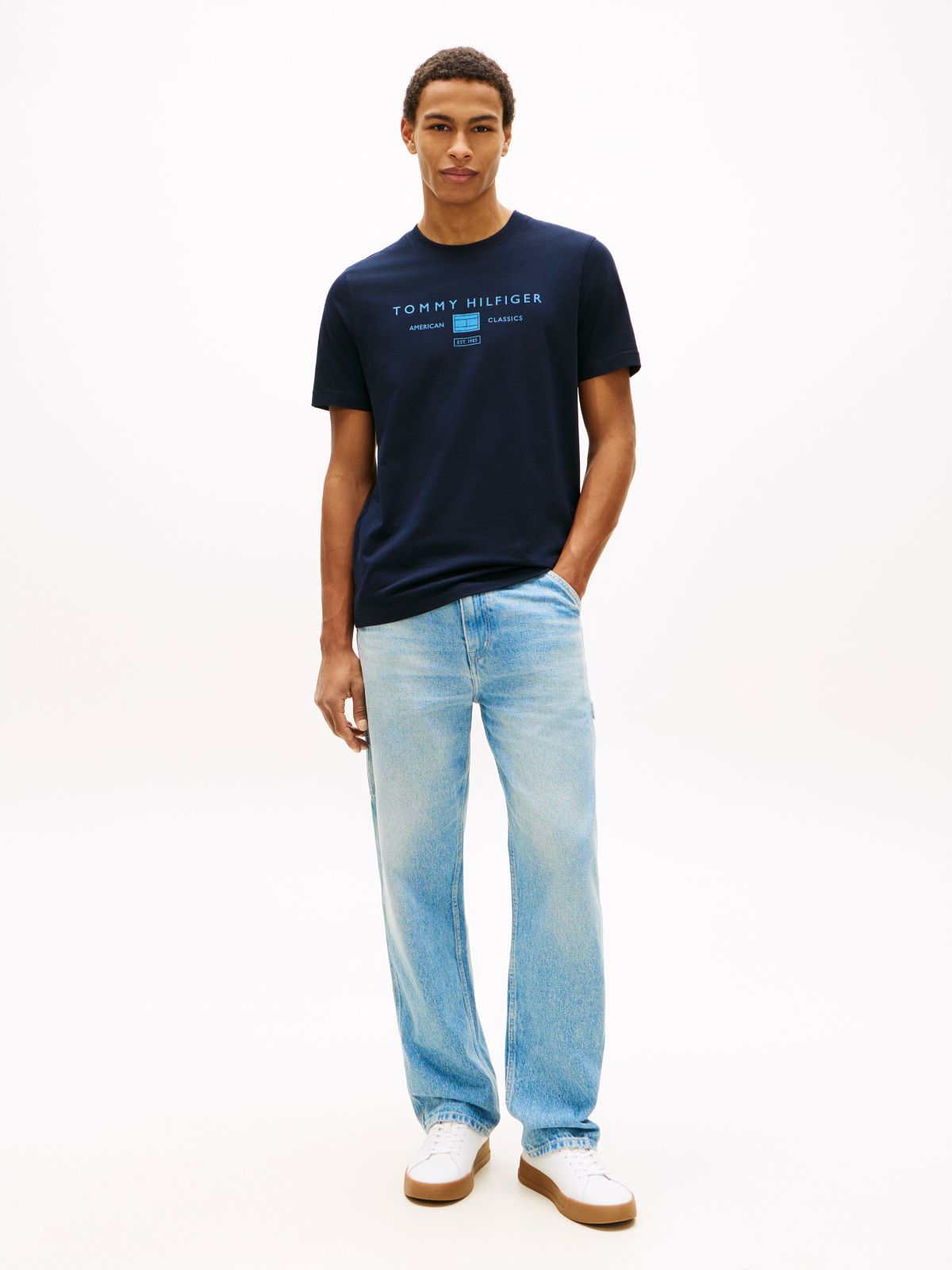 Jersey Logo T-Shirt — Blue