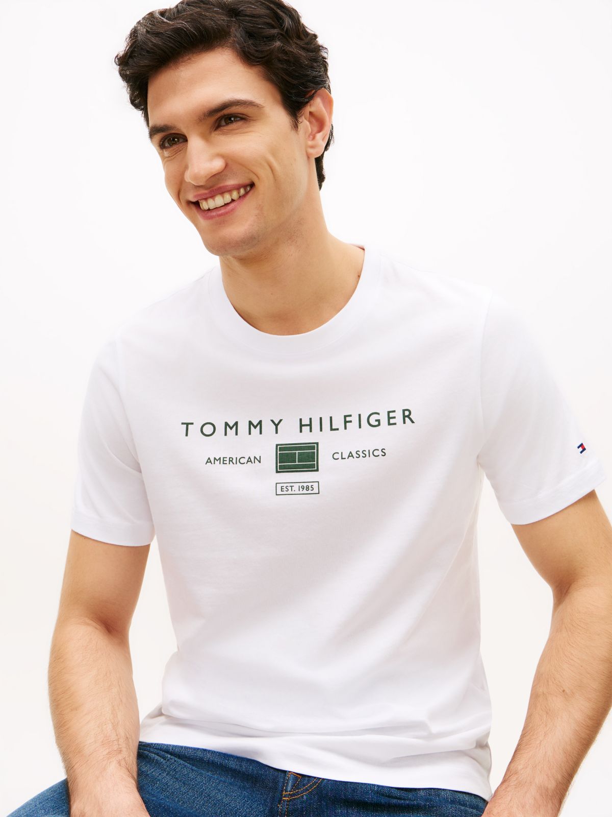 Jersey Logo T-Shirt — White