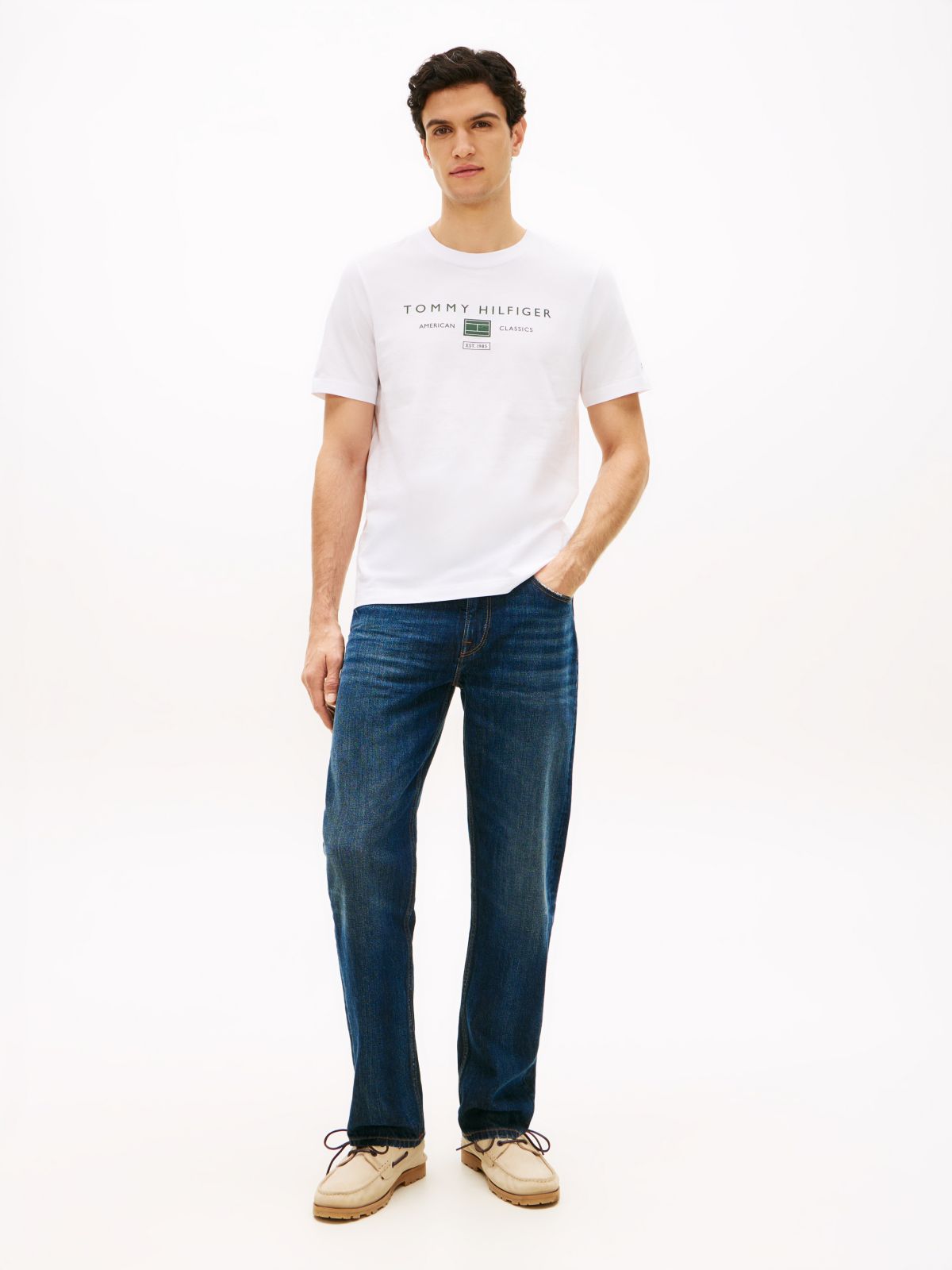 Jersey Logo T-Shirt — White