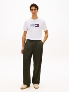 Logo Jersey Crew Neck T-Shirt — White 3