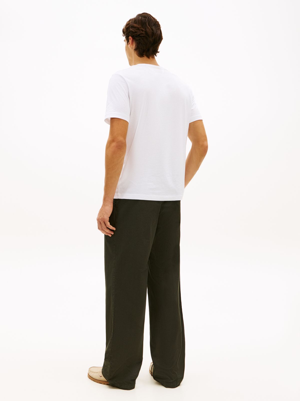 Logo Jersey Crew Neck T-Shirt — White