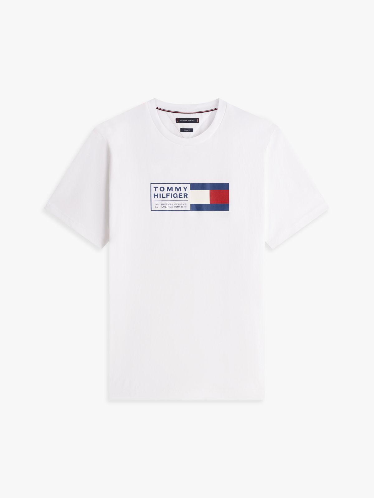 Logo Jersey Crew Neck T-Shirt — White