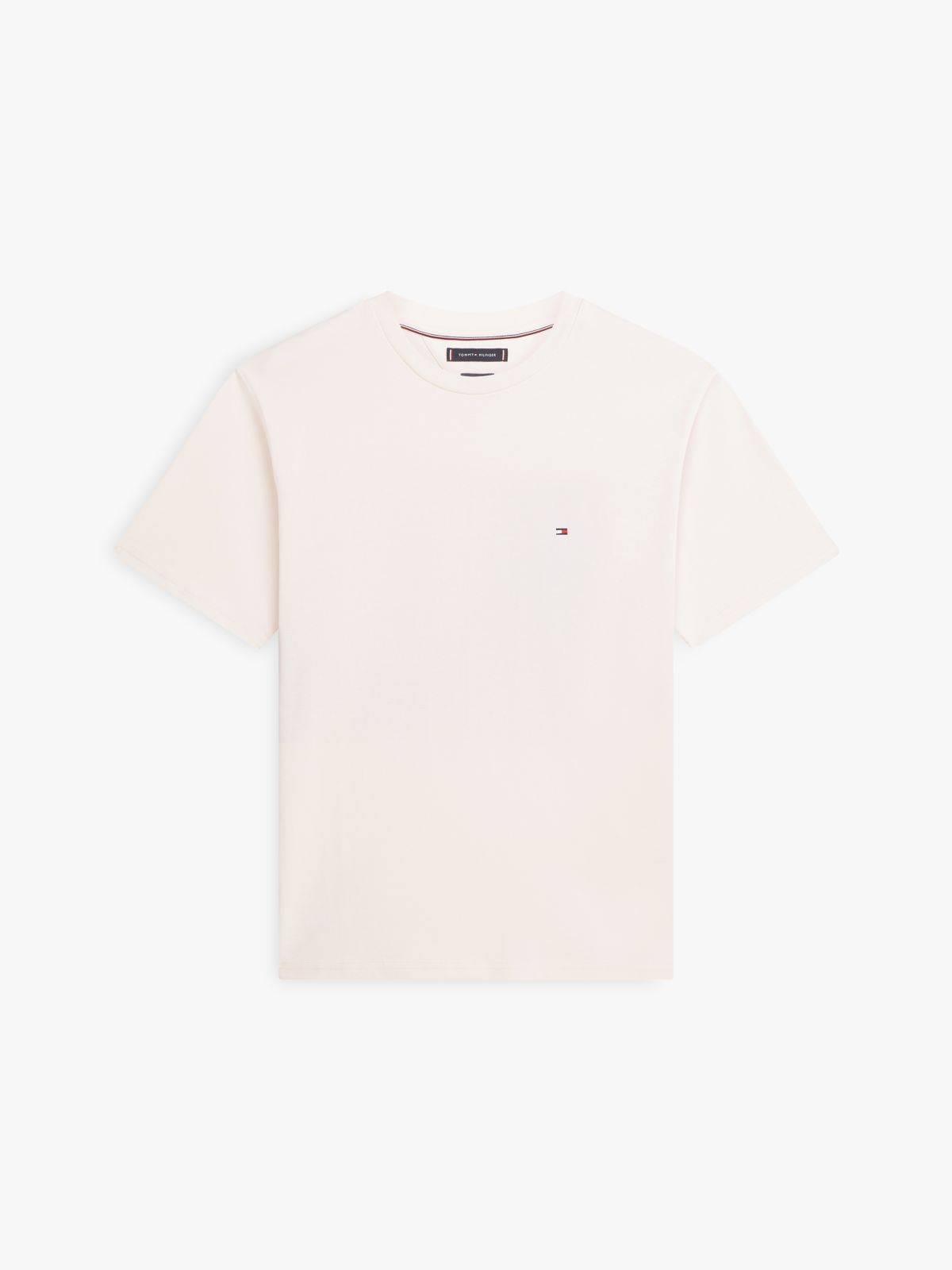 Flag Embroidery Jersey Relaxed T-Shirt — Yellow