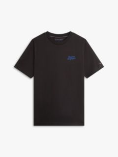 Back Photo Print Jersey T-Shirt — Black 5