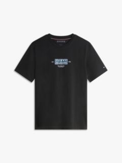 Heritage Logo Jersey Crew Neck T-Shirt — Black 5