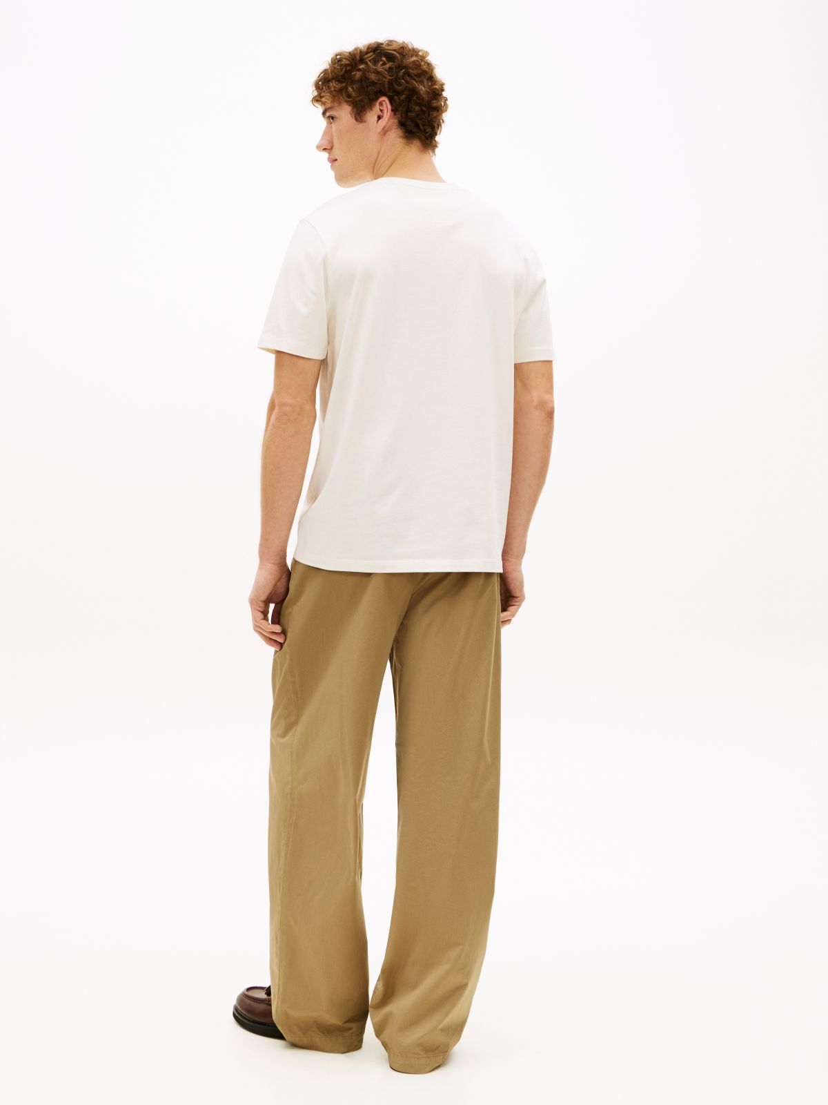 Heritage Logo Jersey Crew Neck T-Shirt — Yellow