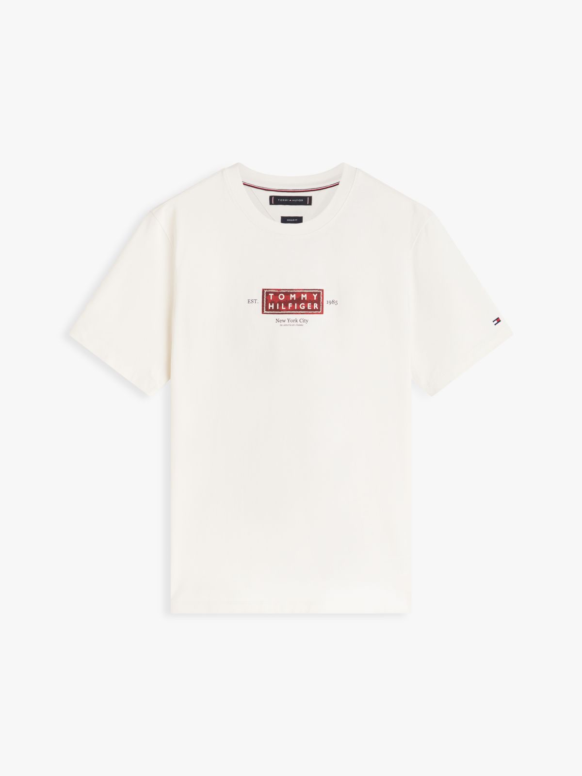 Heritage Logo Jersey Crew Neck T-Shirt — Yellow