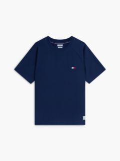 Flag Raglan Sleeve Relaxed Jersey T-Shirt — Blue 5
