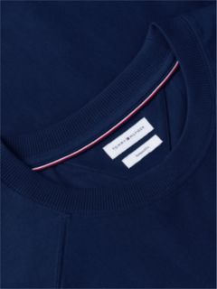 Flag Raglan Sleeve Relaxed Jersey T-Shirt — Blue 6