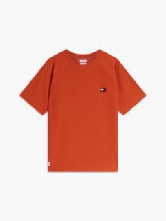 Flag Raglan Sleeve Relaxed Jersey T-Shirt — Orange 5