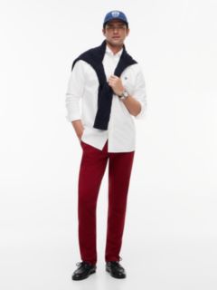 Heritage Regular Fit Logo Embroidery Oxford Shirt — White 2