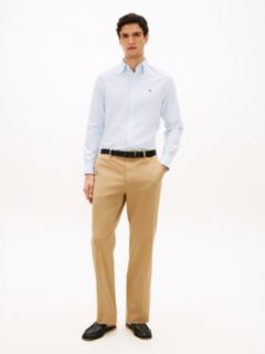 TH Flex Regular Fit Dobby Shirt — Blue 3