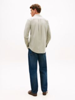 TH Flex Regular Fit Dobby Shirt — Green 4