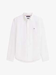 TH Flex Regular Fit Dobby Shirt — White 5