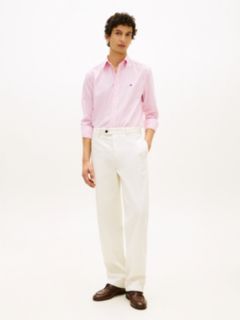 TH Flex Regular Fit Gingham Check Poplin Shirt — Pink 3
