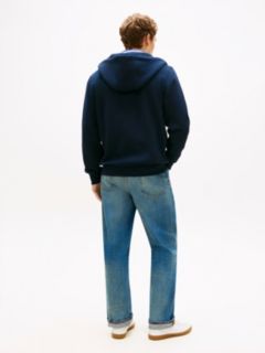Logo Terry Zip-Thru Hoody — Blue 4