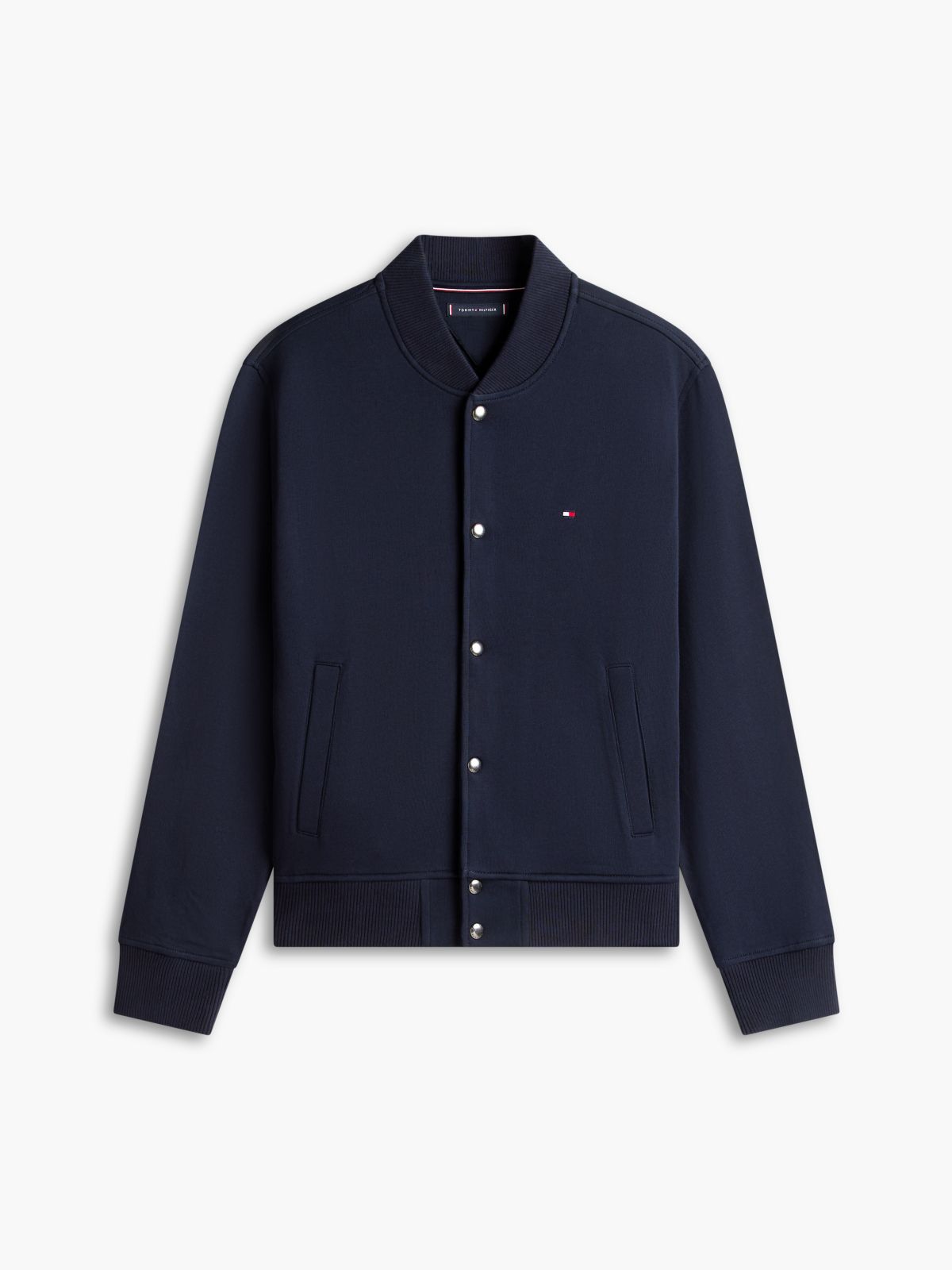 Terry Bomber Jacket — Blue