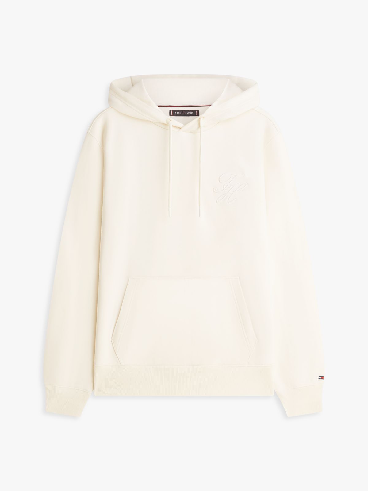 Logo Embroidery Terry Hoody — Yellow