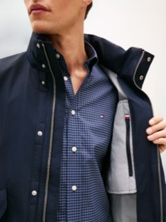 Crinkle Utility Regatta Jacket — Blue 4
