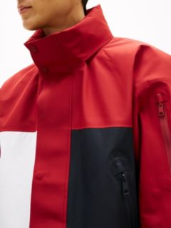 Waterproof Colour-Blocked Relaxed Regatta Jacket — Red 4
