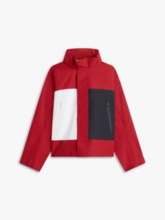 Waterproof Colour-Blocked Relaxed Regatta Jacket — Red 6