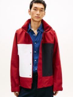 Waterproof Colour-Blocked Relaxed Regatta Jacket — Red 1
