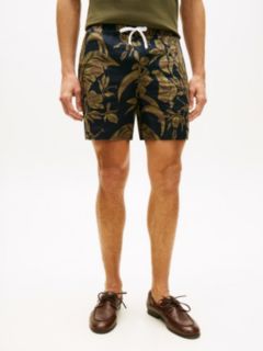 Dover Regular Straight Pure Linen Chino Shorts — Black 2
