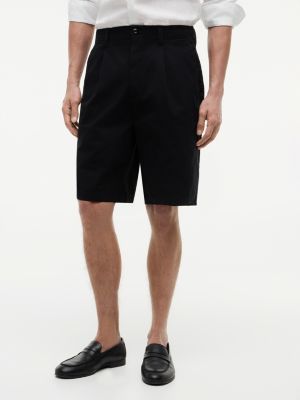 black lightweight paper touch 10 inseam chino shorts for men tommy hilfiger